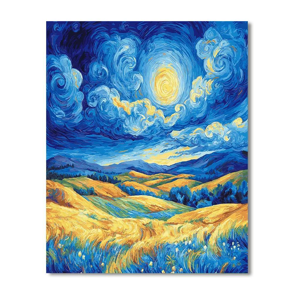 Vincent Van Gogh Inspired Wanderlust  DIY Paint By Numbers