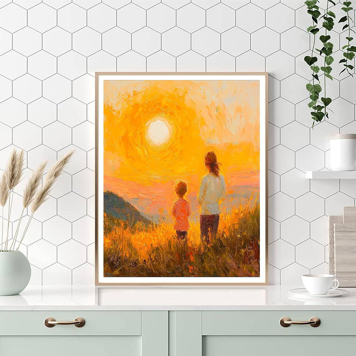 Sunlit Hopes Painting Number Kit