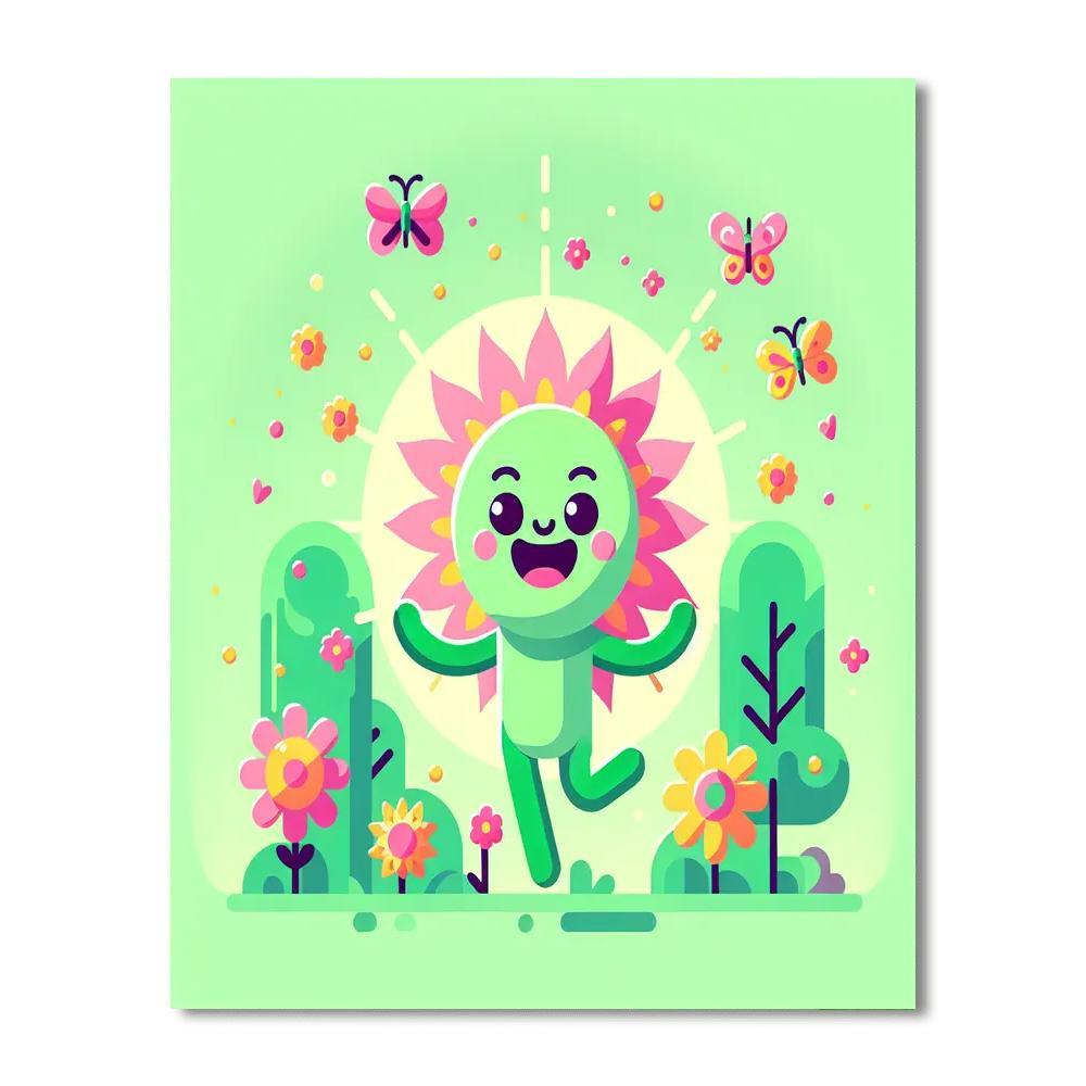 Whimsical Forest Sprite DIY Paint By Numbers