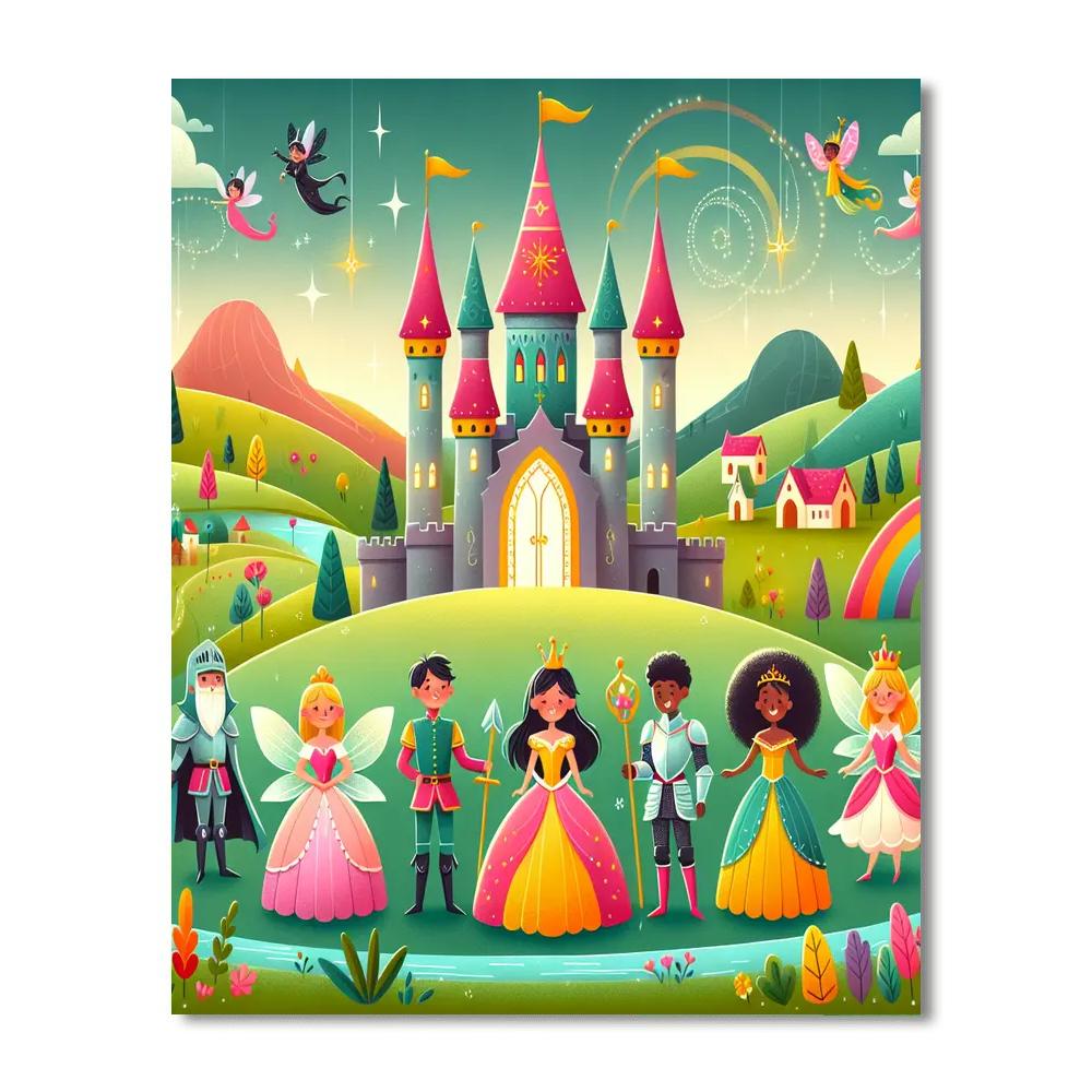 Colorful Kingdoms Painting Number Kit