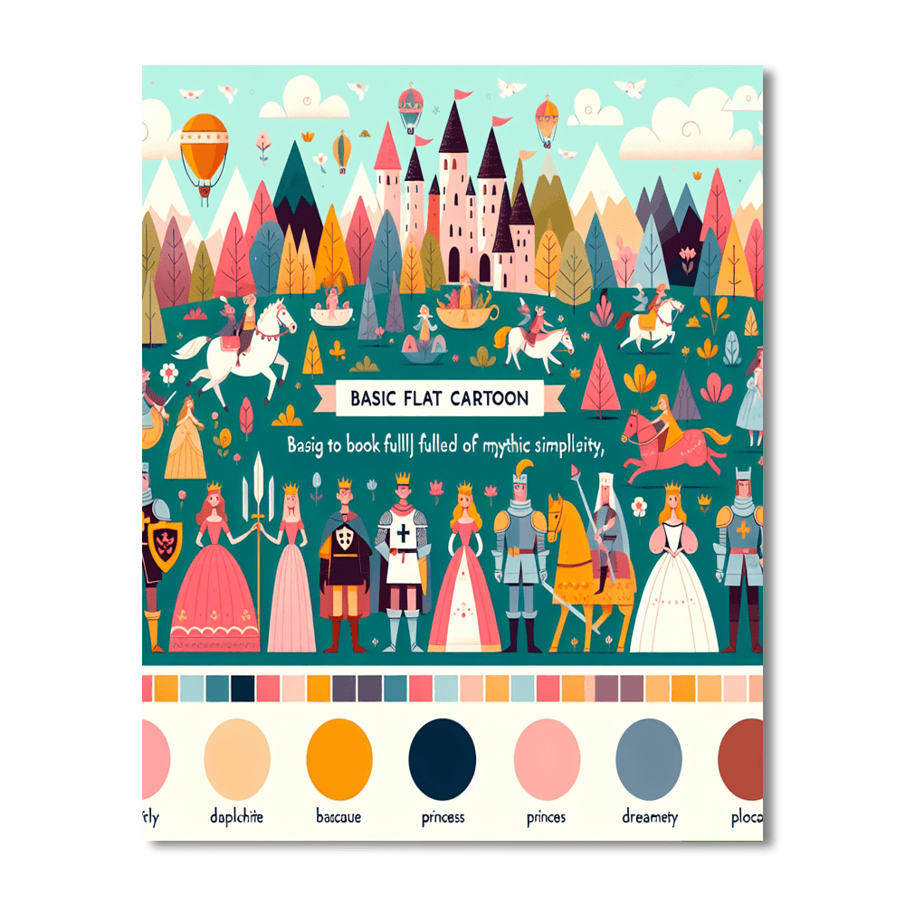 Adventure Story Land Paint By Color