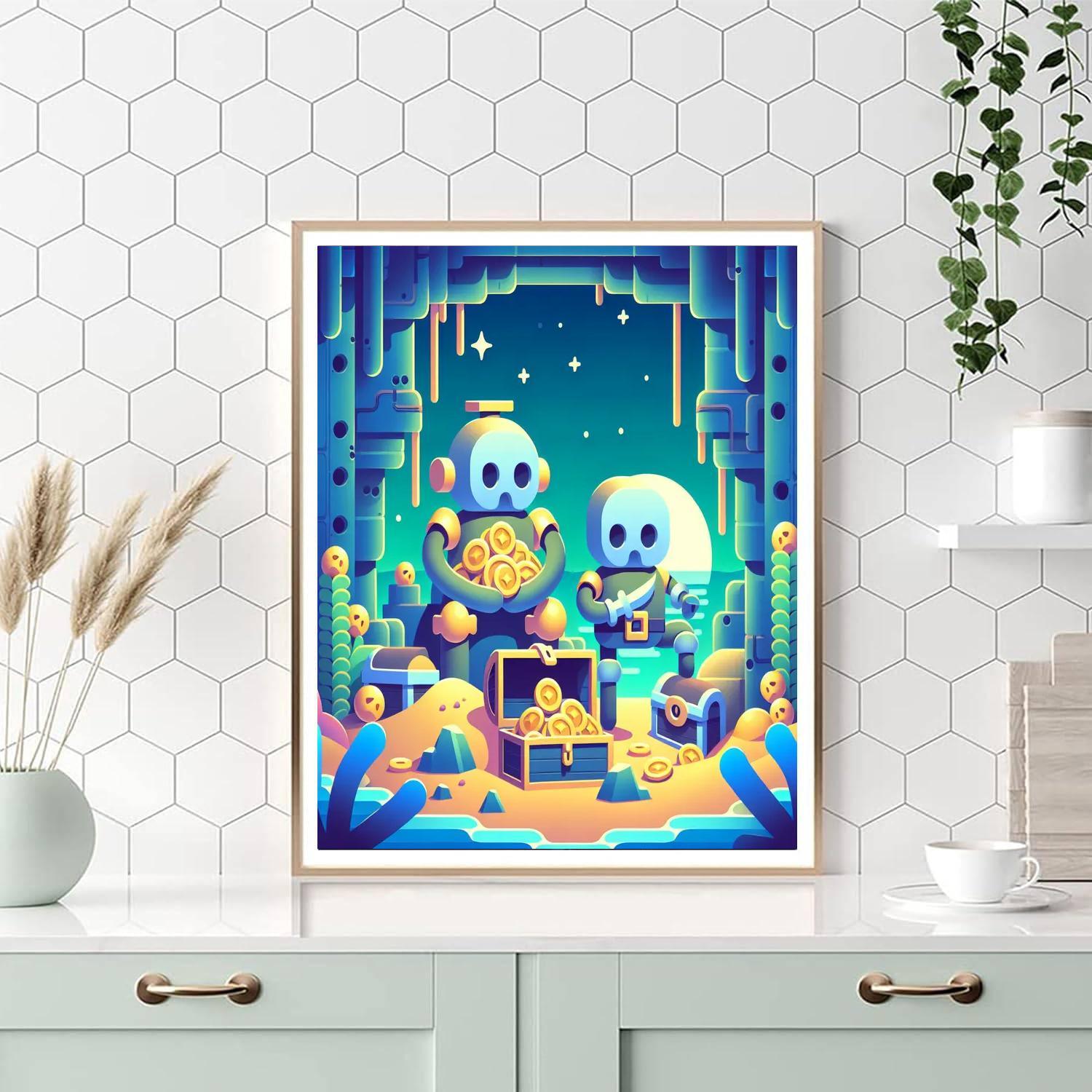 Underwater Treasure Guardians Paint By Number