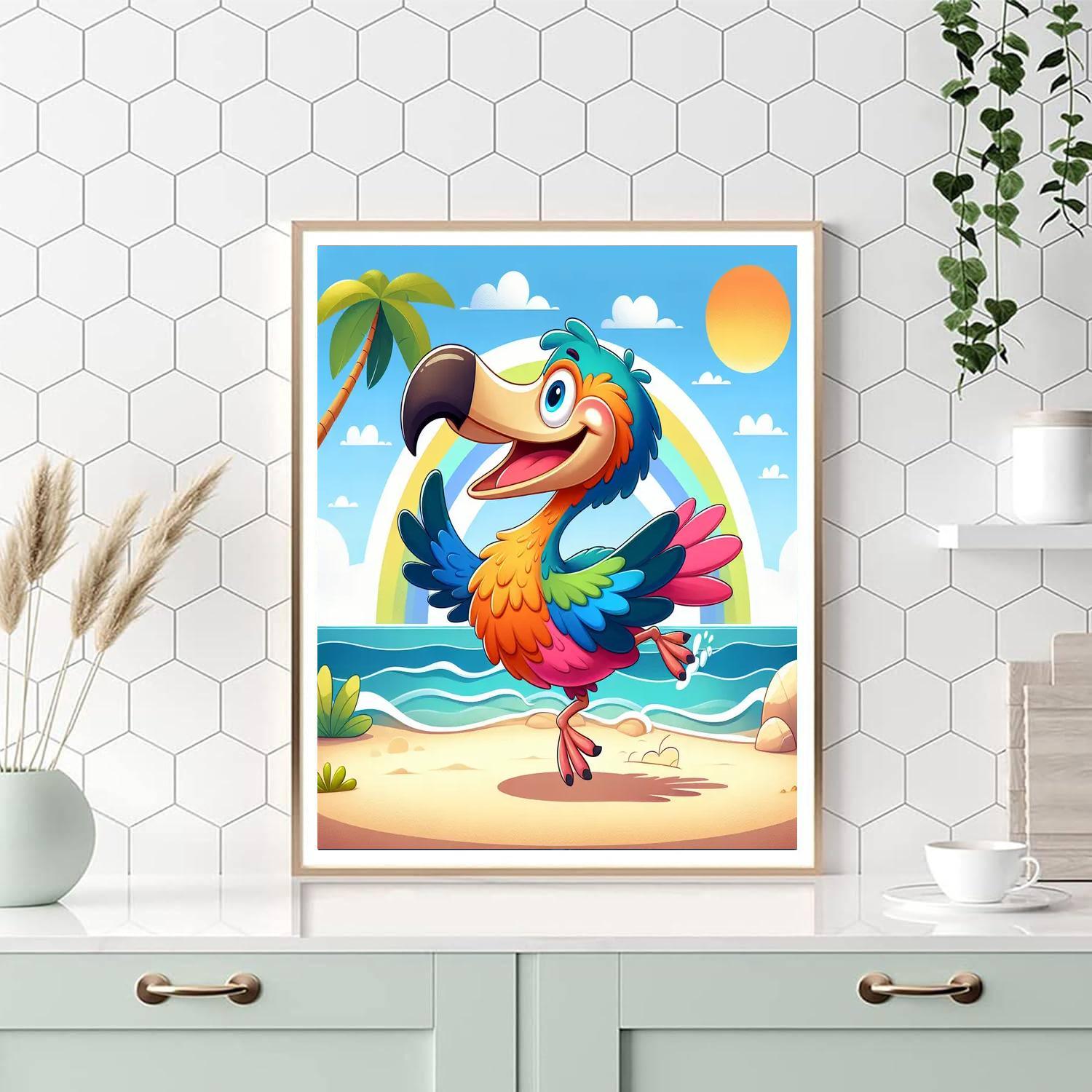 Dancing Dodo Painting Number Kit