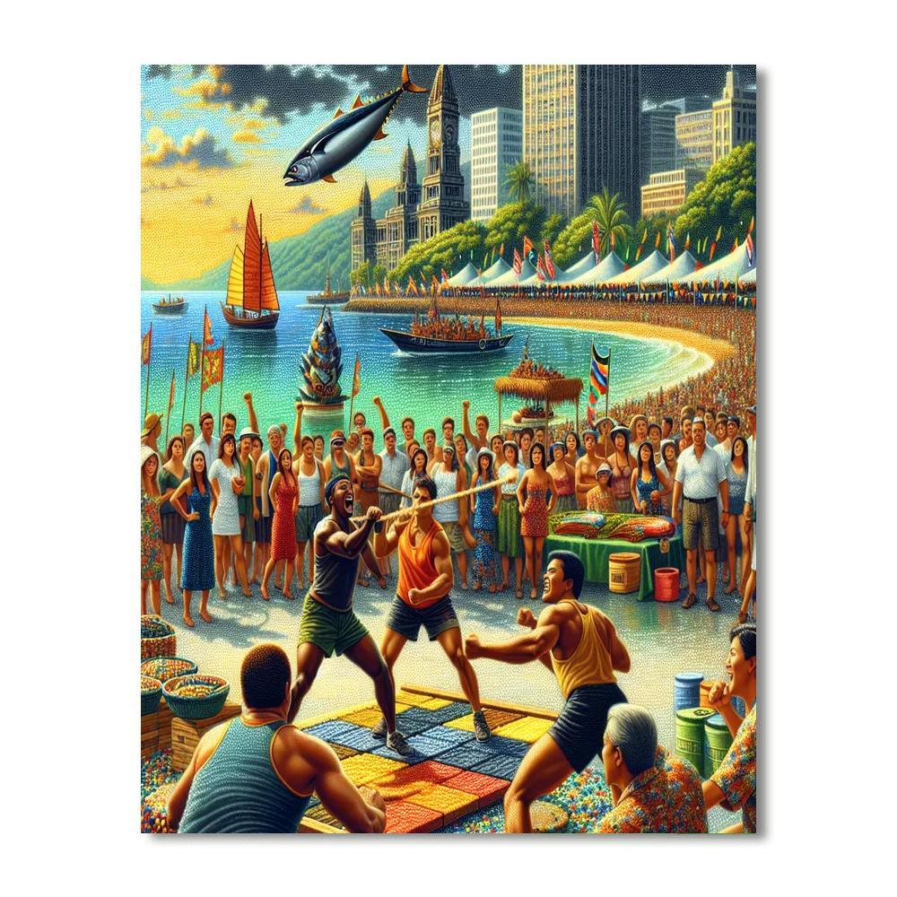 Tunarama Festival - Port Lincoln Numbered Painting Kits