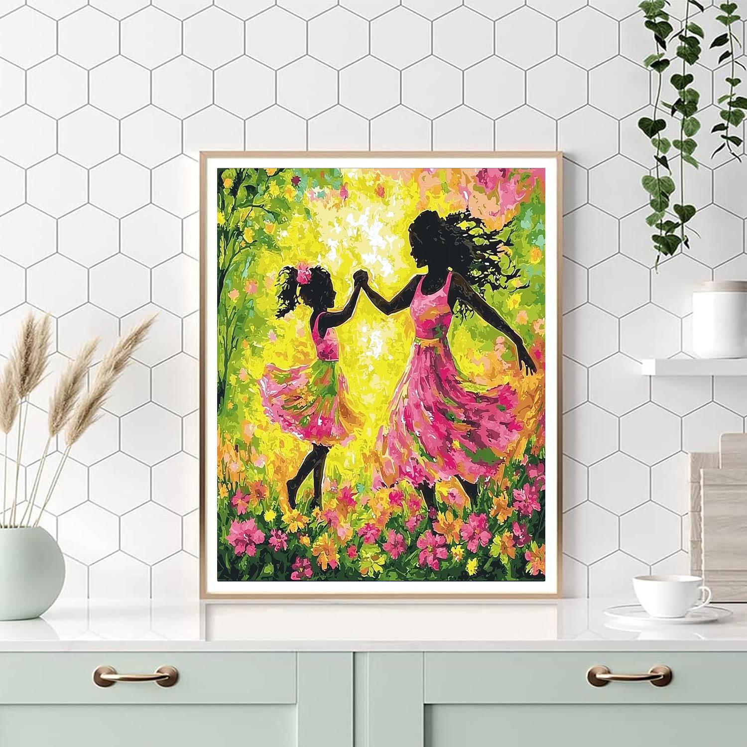 Mothers And Daughters In Harmony DIY Paint By Numbers