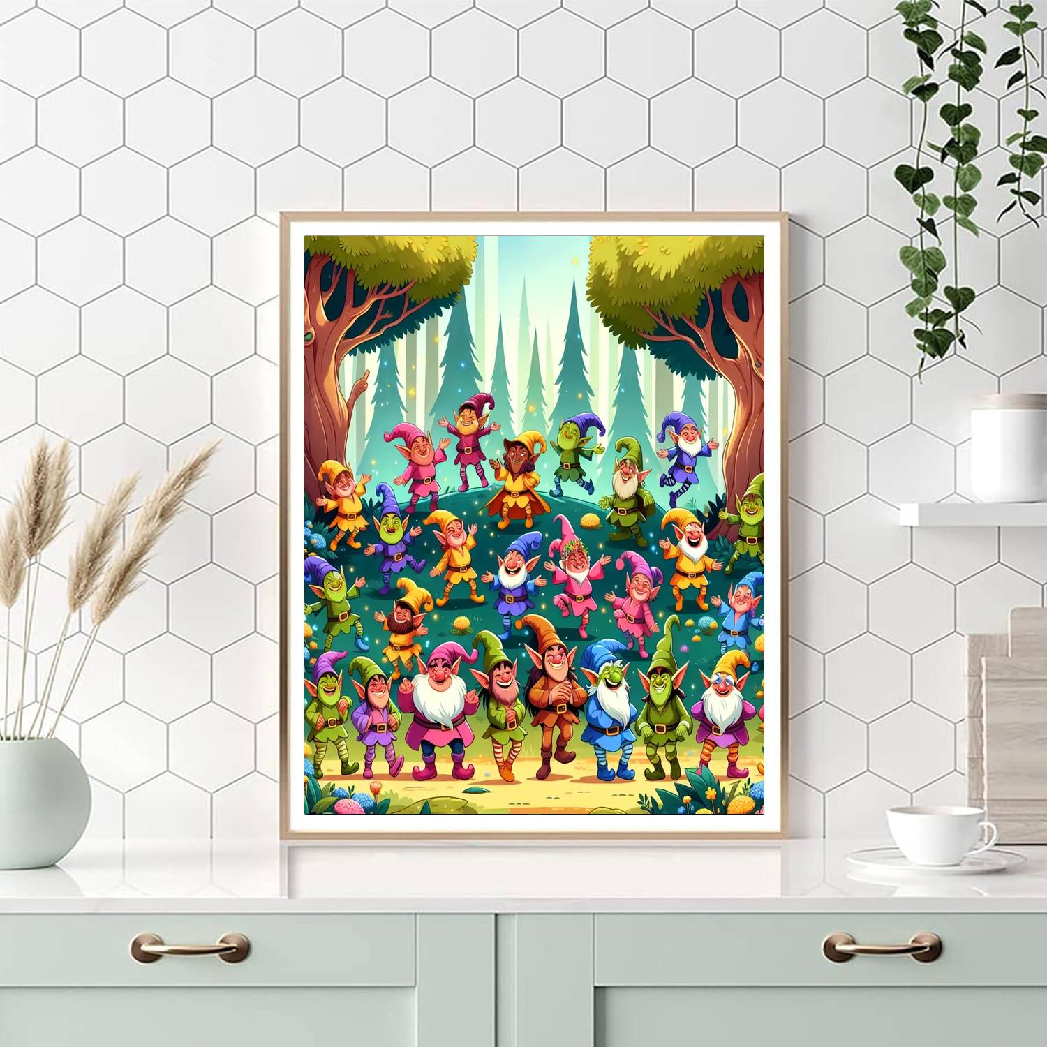 Giggling Goblins Gala Number Painting