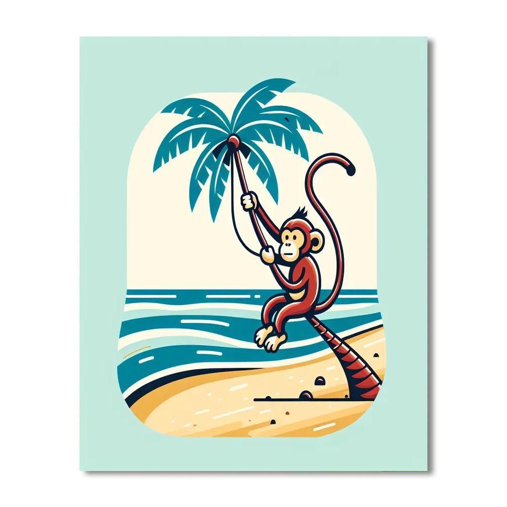 Island Paradise DIY Paint By Numbers