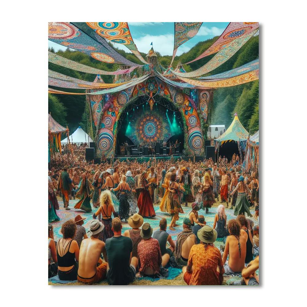 Psy-fi Festival Paint By Numbers