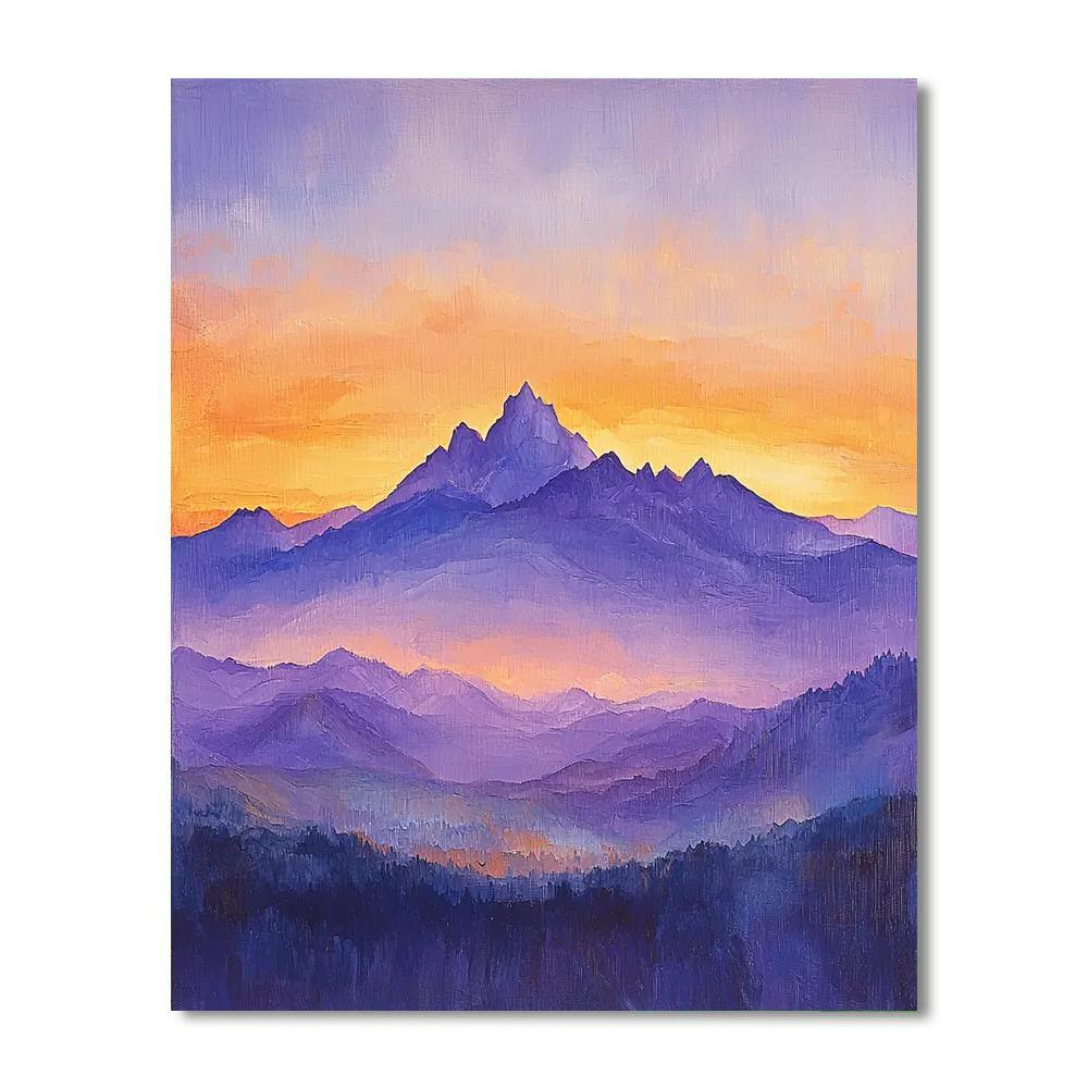 Paul Cézanne Inspired Twilight Harmony  DIY Paint By Numbers