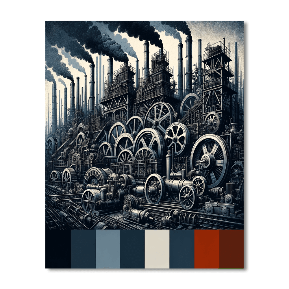 Grand Industrial Revolution Numbered Painting Kits