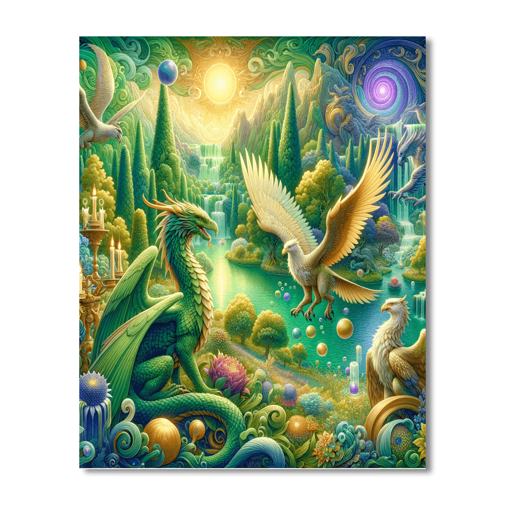 Fantastical Beasts Painting By Numbers Kit