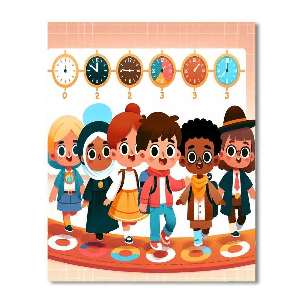 Time Travel Adventure Paint By Numbers Kits