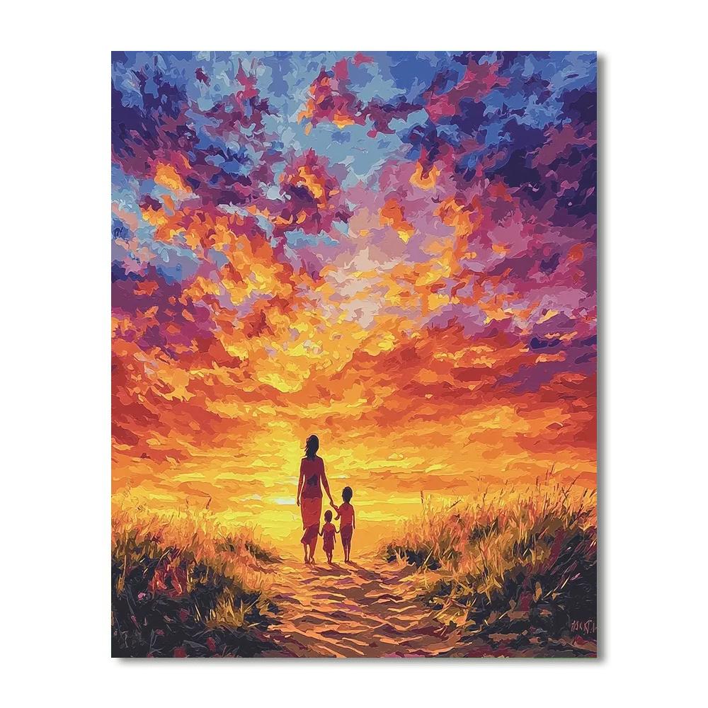 Sunset Stroll Paint By Numbers Kits