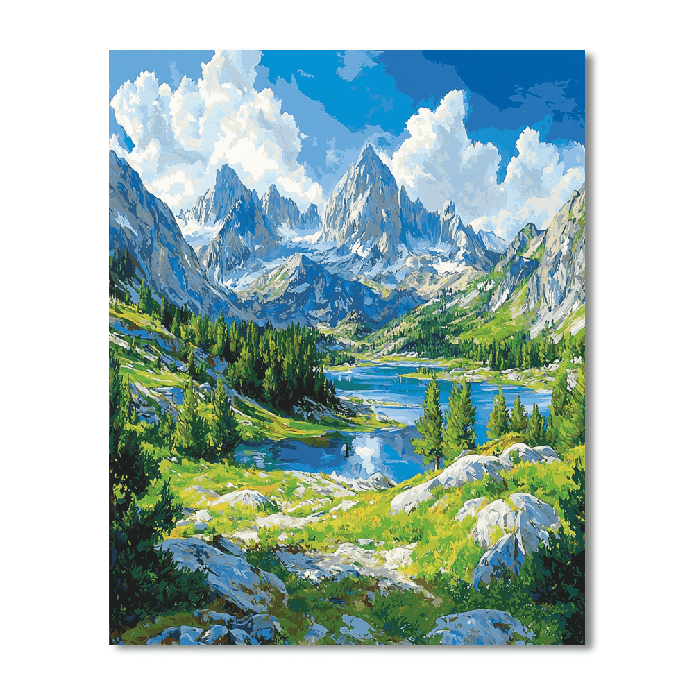 Glacier National Park - Montana Paint By Numbers Kits