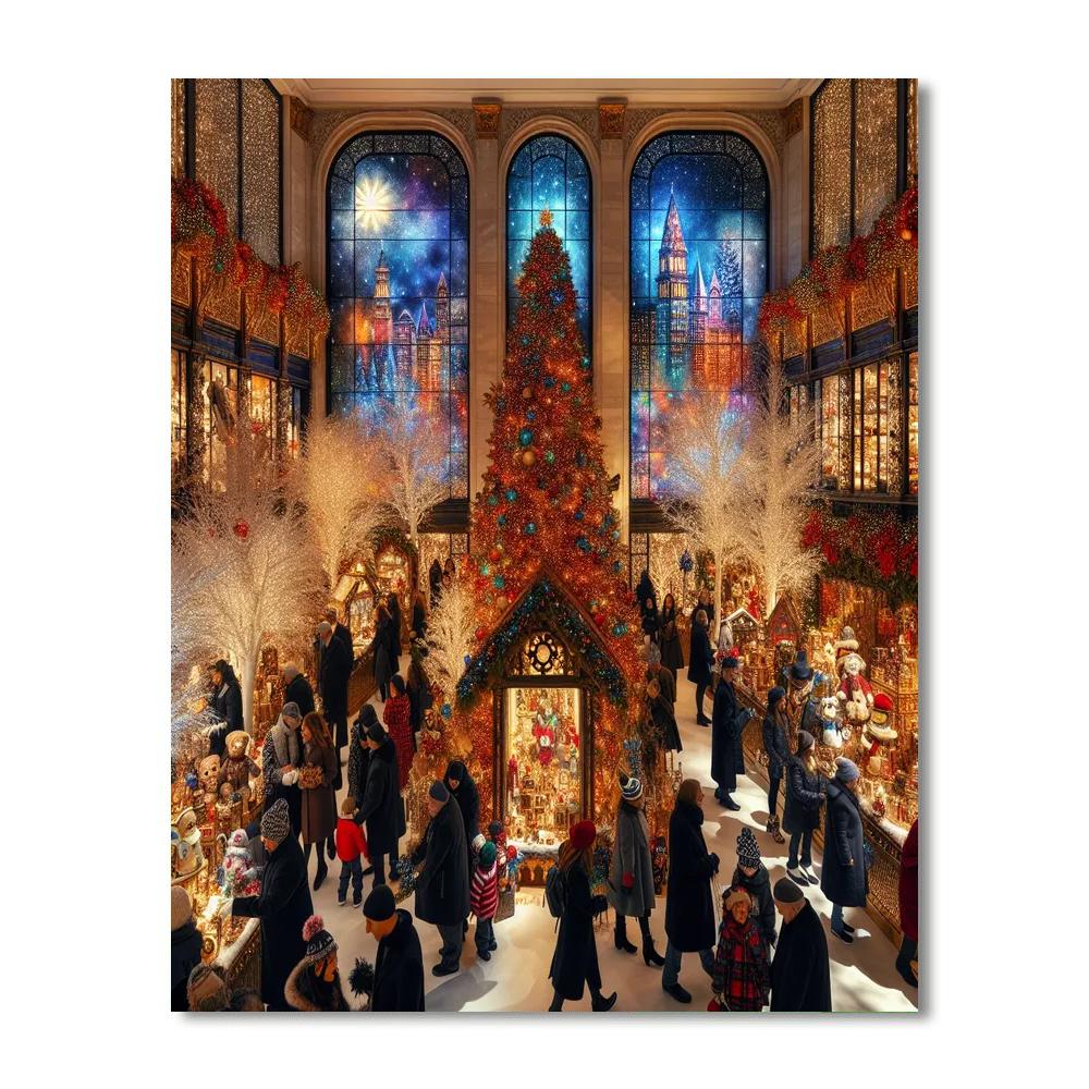 Harrods Christmas Festival Paint By Numbers Kits