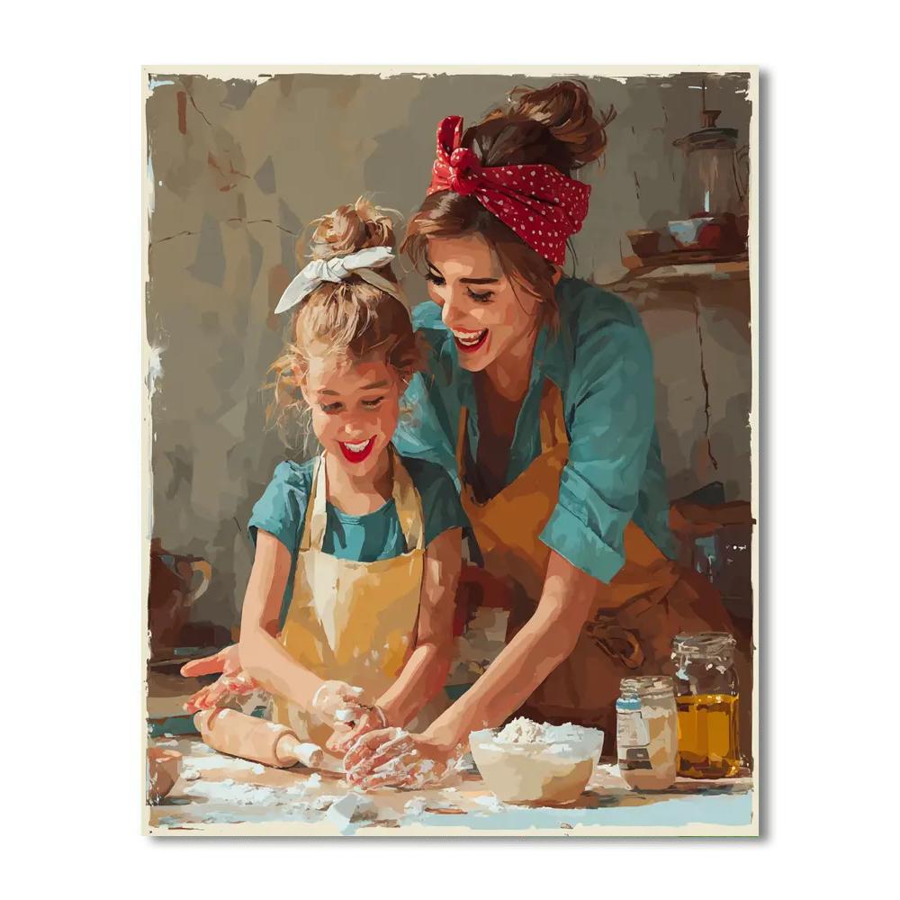 Cherished Moments In The Kitchen DIY Paint By Numbers