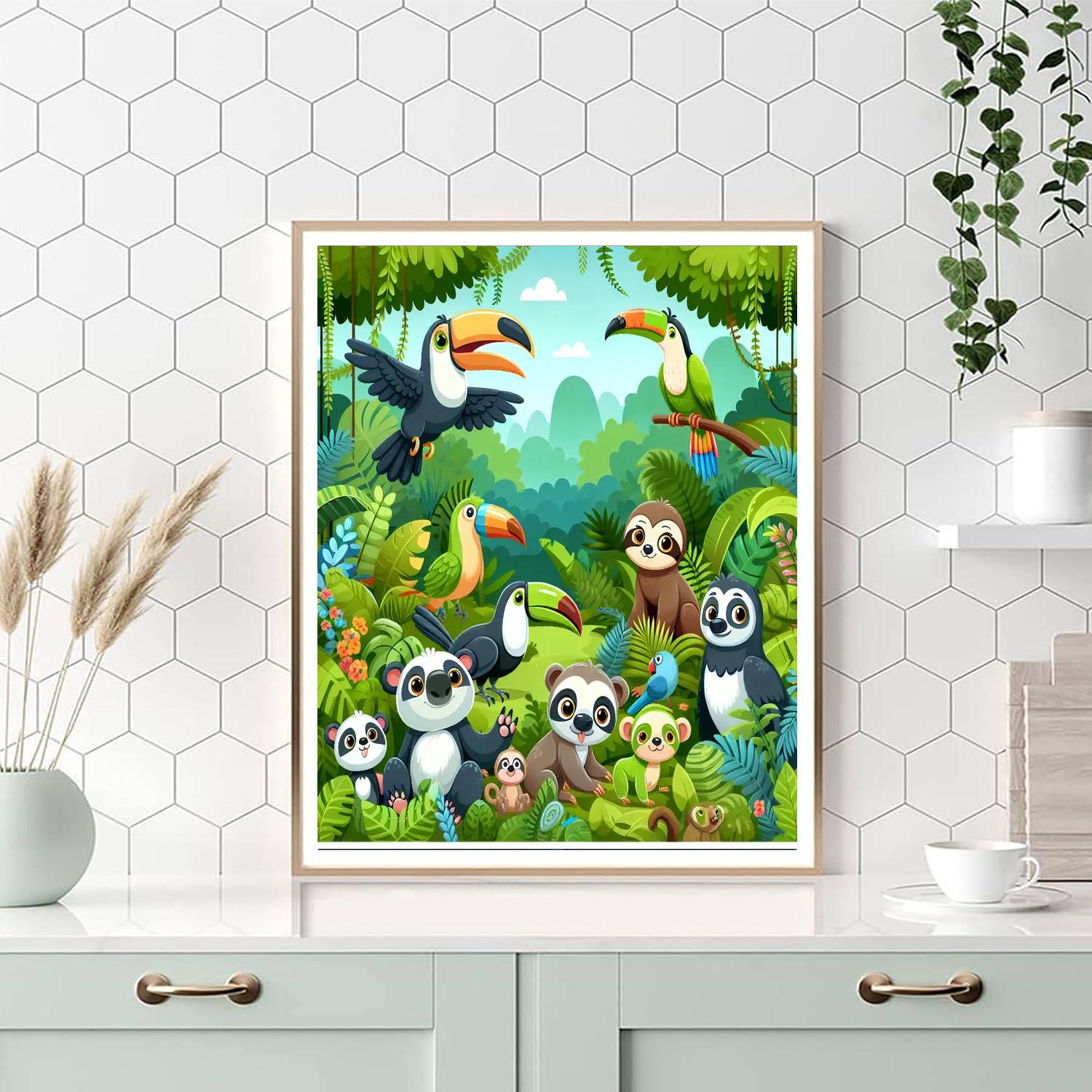 Under The Canopy Adventure DIY Paint By Numbers