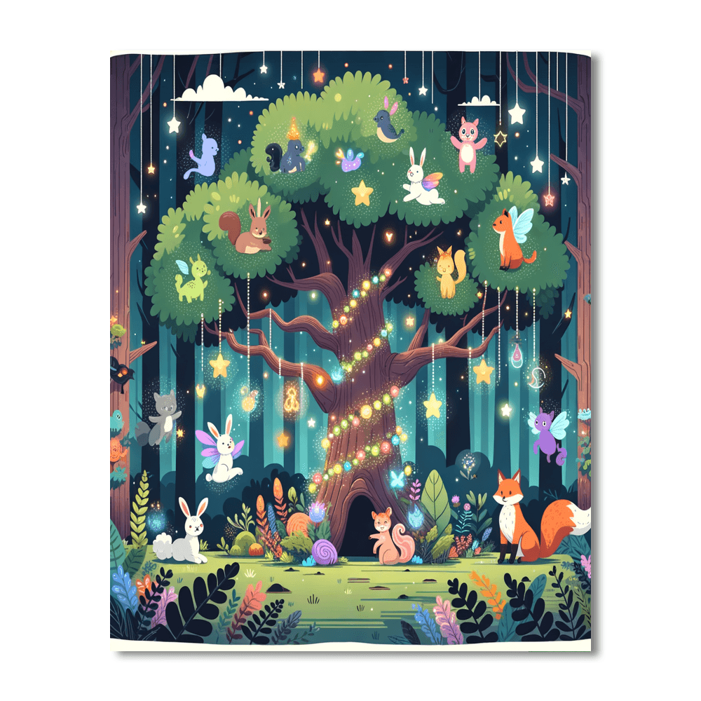 Mystery Of The Magic Tree Paint By Color