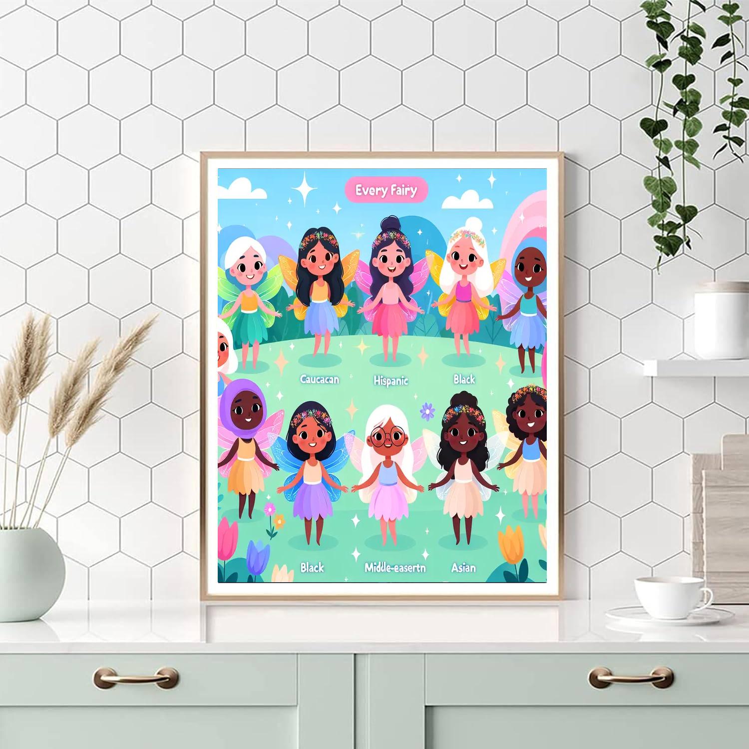 Glittering Fairyland Adventure Painting By Numbers Kit