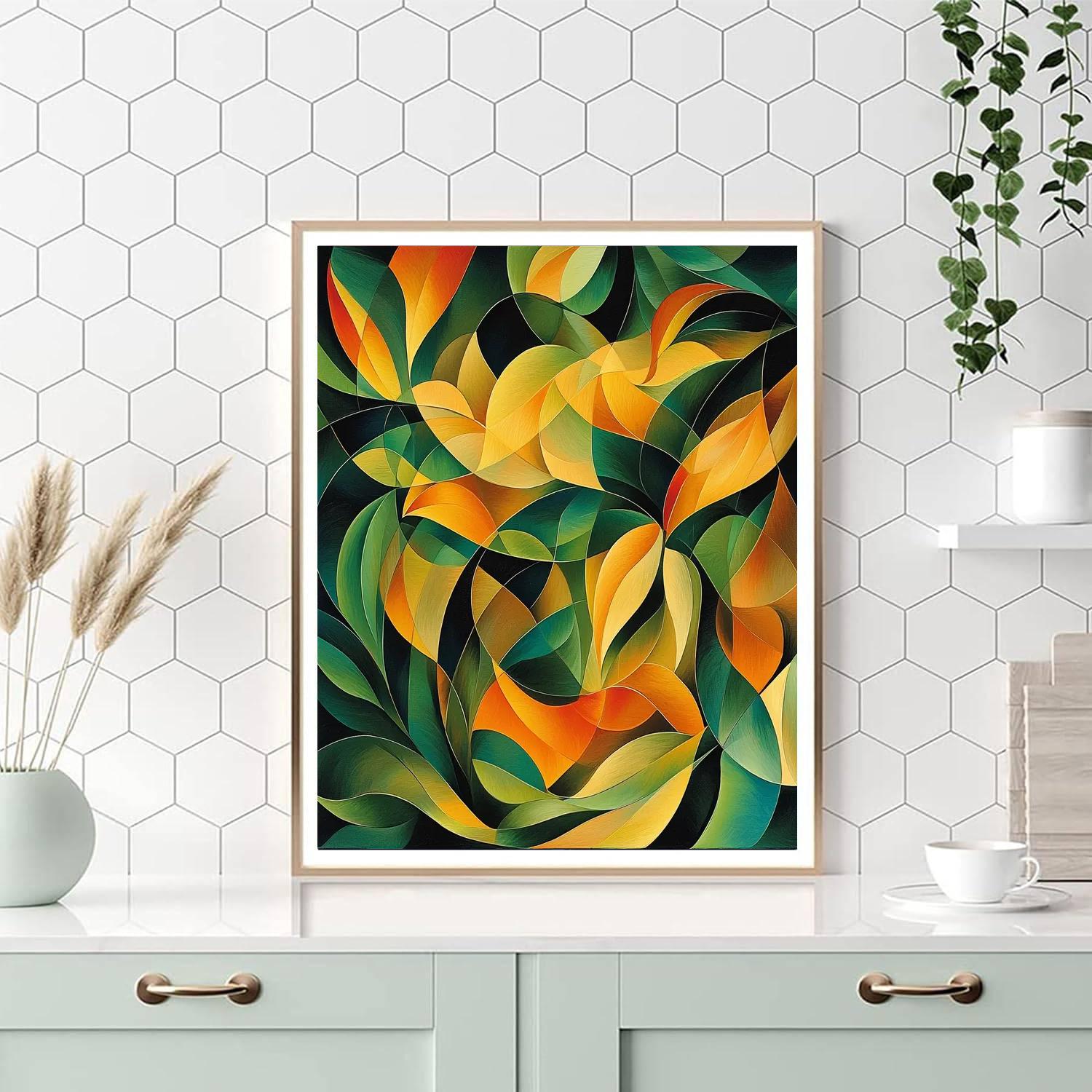 Frida Kahlo Inspired Interwoven Emotions  Numbered Painting Kits