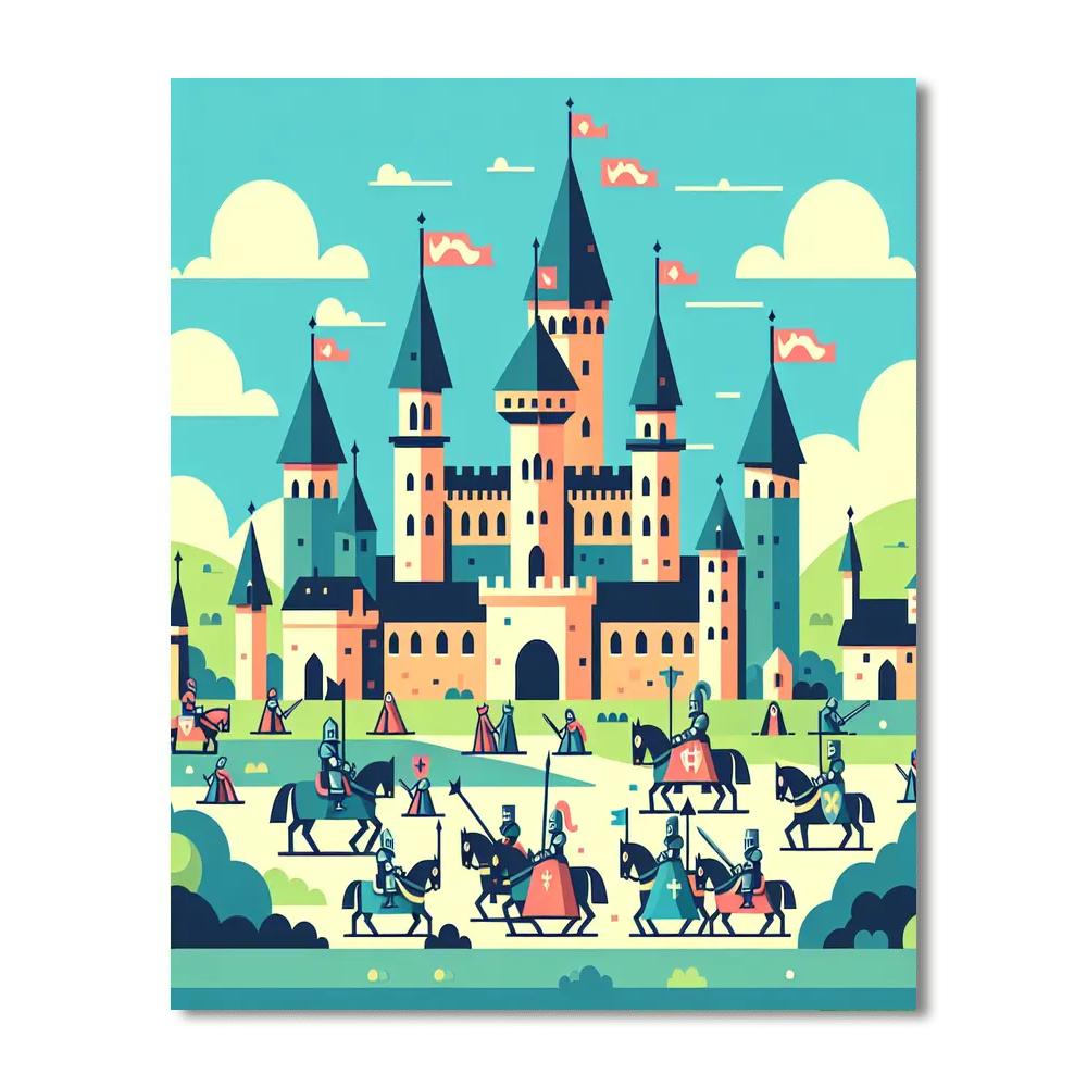 Medieval Kingdom Tales Paint By Number