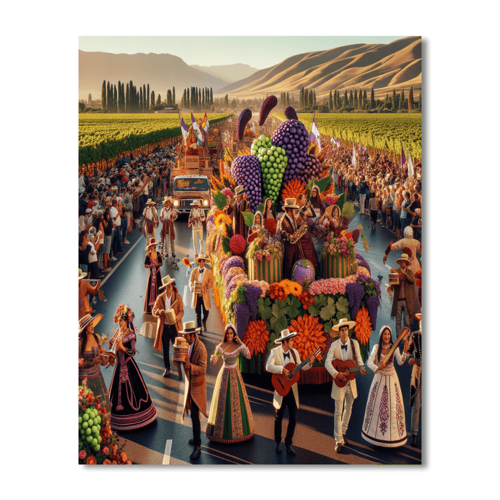 Fiesta De La Vendimia Paint By Number