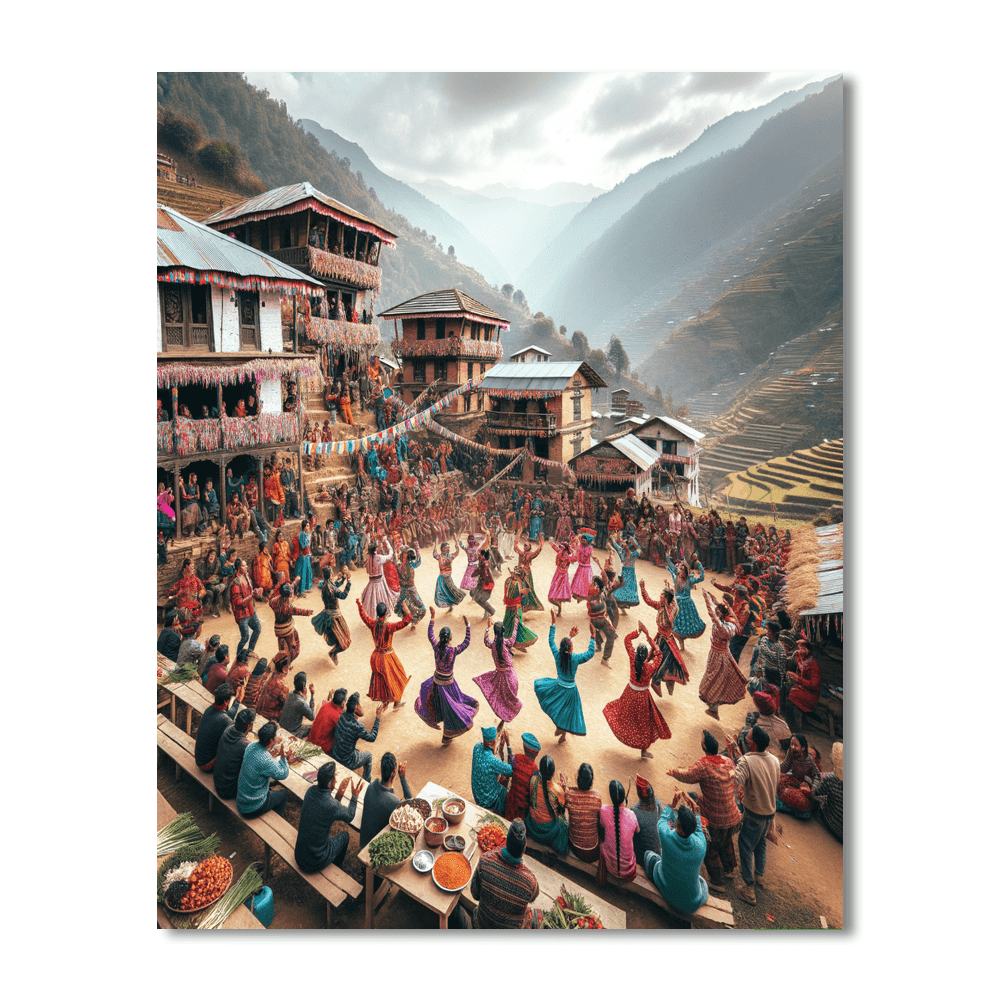 Wangfi - Nepal Paint By Color