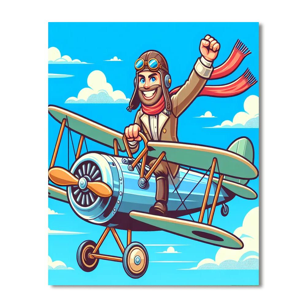 Aviator Dream Flights Paint By Numbers Kits