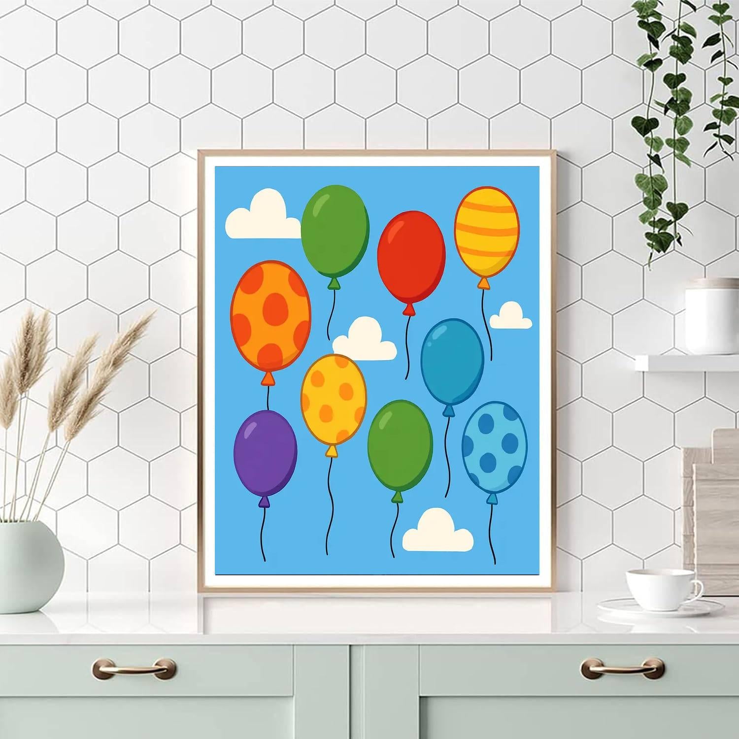 Gigantic Balloon Parade Painting By Numbers Kit