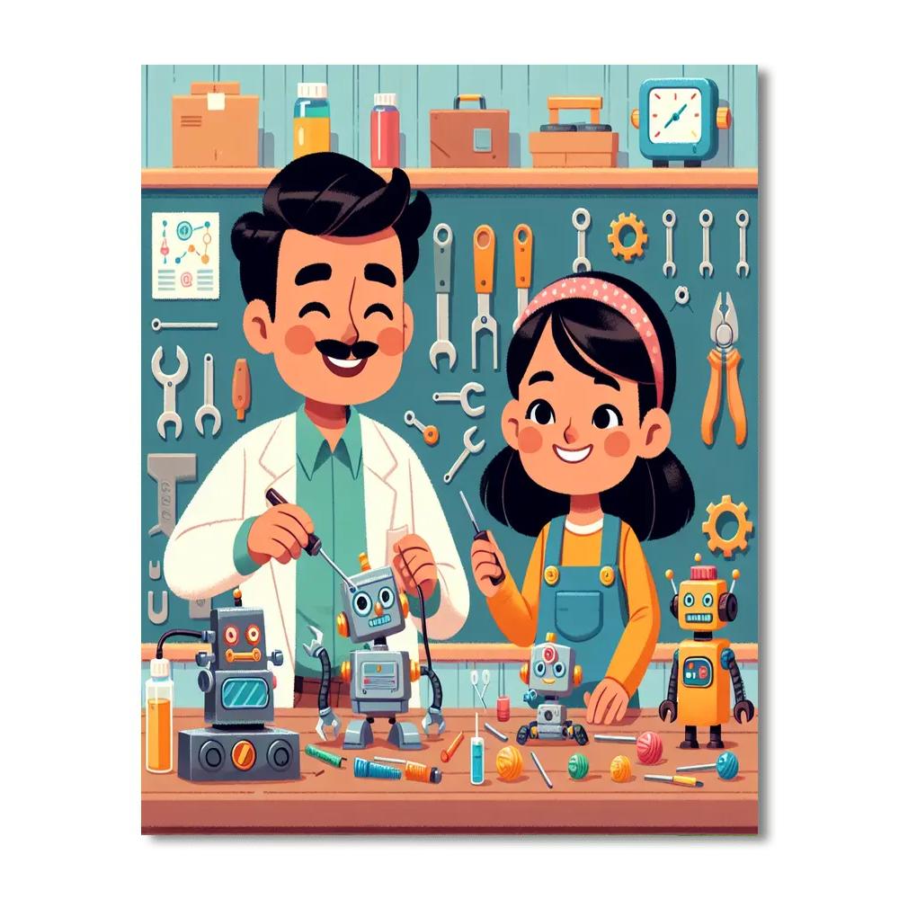 Little Inventors Numbered Painting Kits