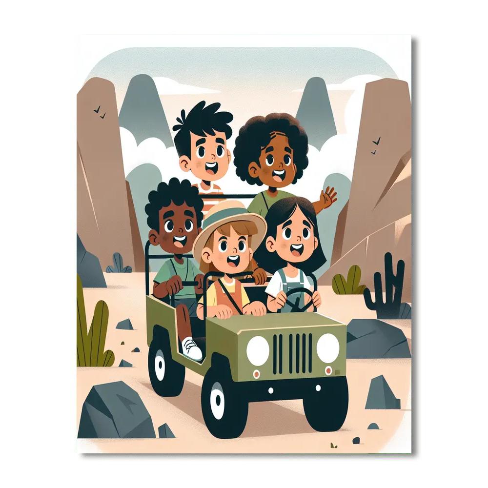 Rocky Road Rovers Paint By Color