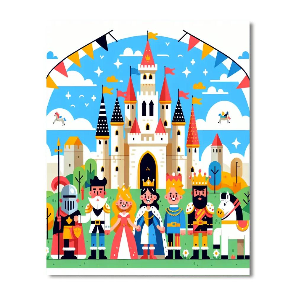 Royal Kingdom Chronicles Paint By Numbers Art