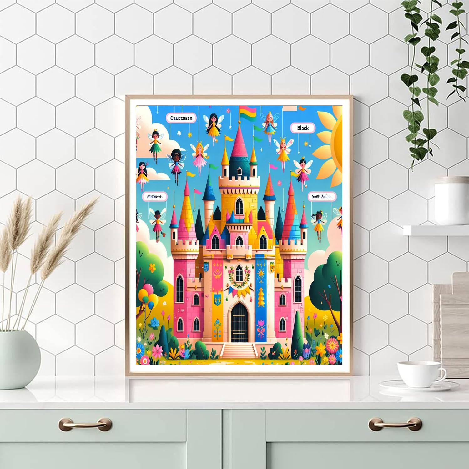 Fabulous Fairy Tale Castle Paint By Numbers