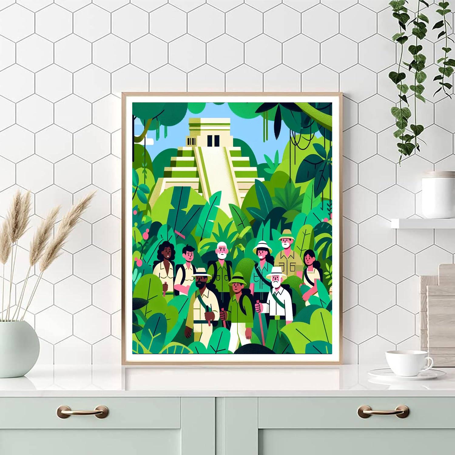 Secret Jungle Expedition Painting Number Kit