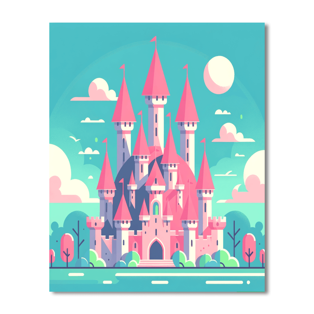 Dreamy Castle Fantasy Paint By Numbers Kits