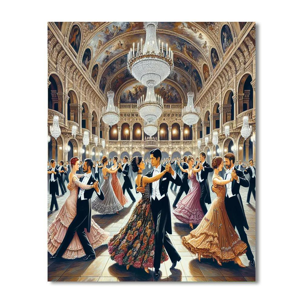 Vienna Opera Ball - Vienna, Austria Paint By Color
