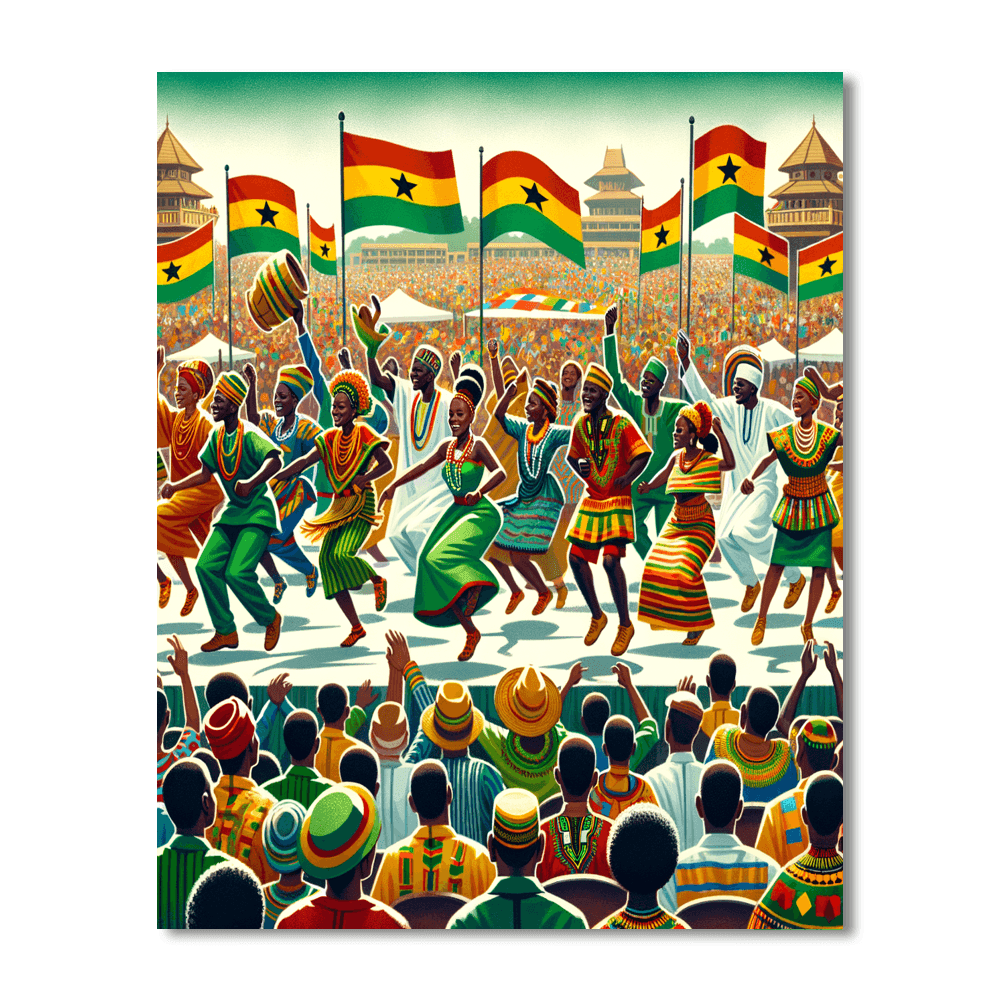 Panafest - Ghana DIY Paint By Numbers