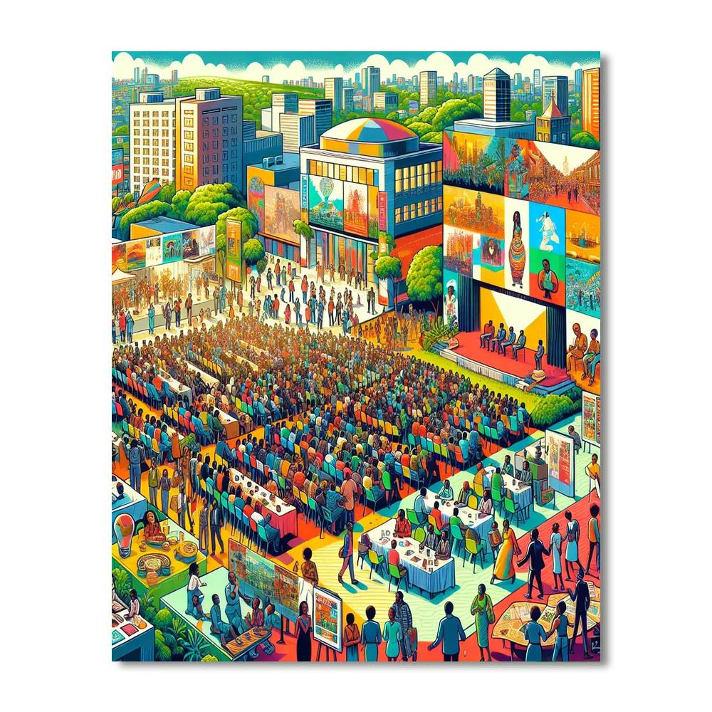 Nairobi Film Festival - Nairobi Paint By Numbers Kits