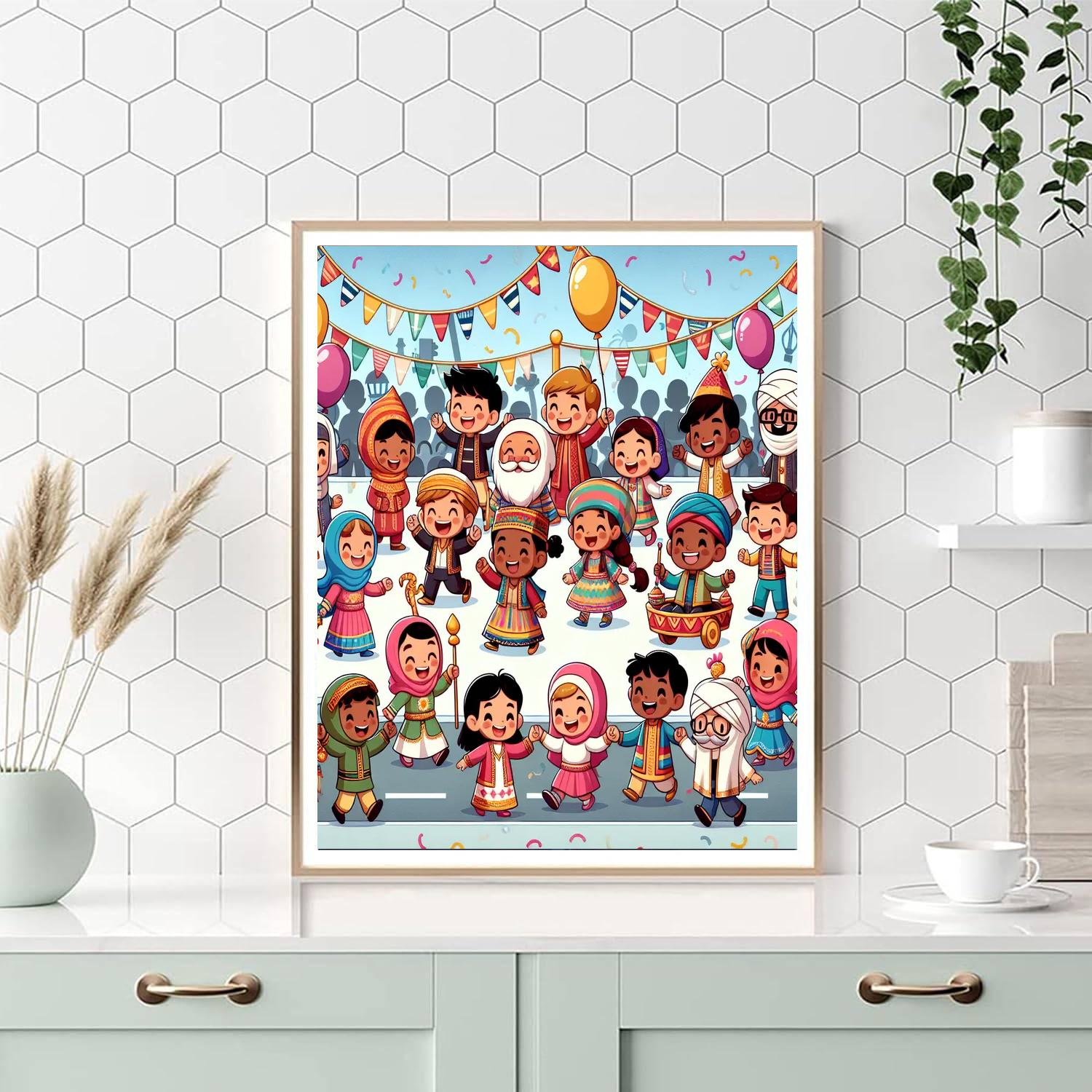 Happy Holiday Parade Paint By Numbers Kits