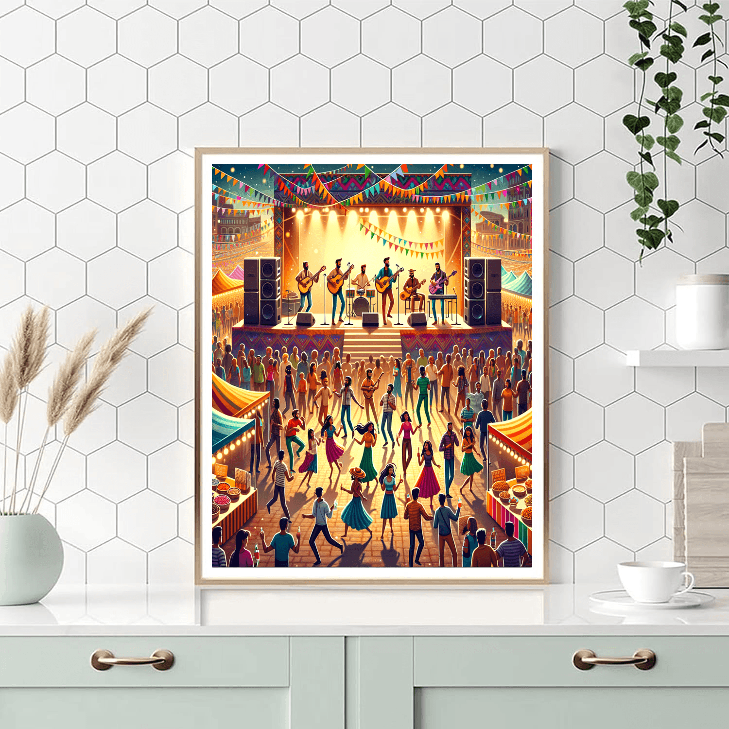 Montreal International Jazz Festival Number Painting