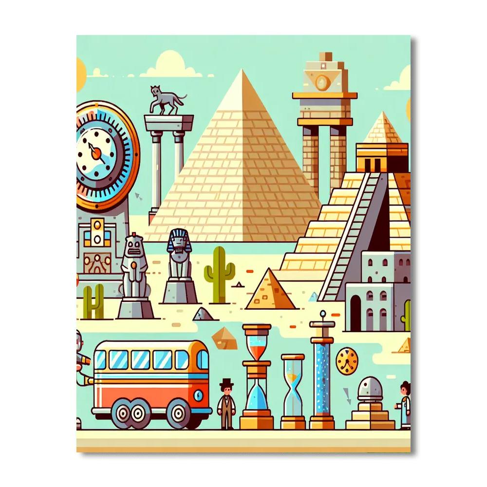 Time Machine Adventures Paint By Number