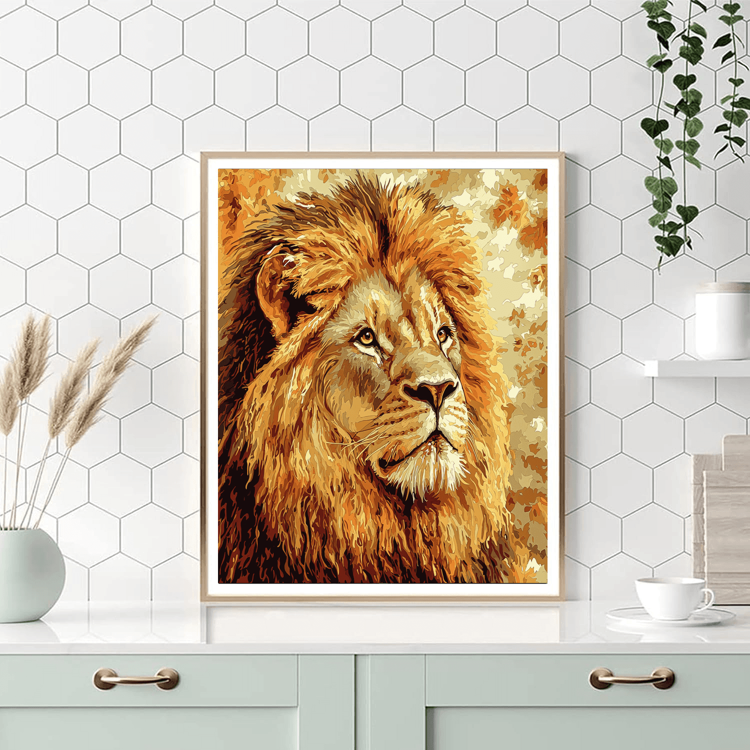 Leonardo Da Vinci Inspired Renaissance Wildlife  Paint By Numbers Kits