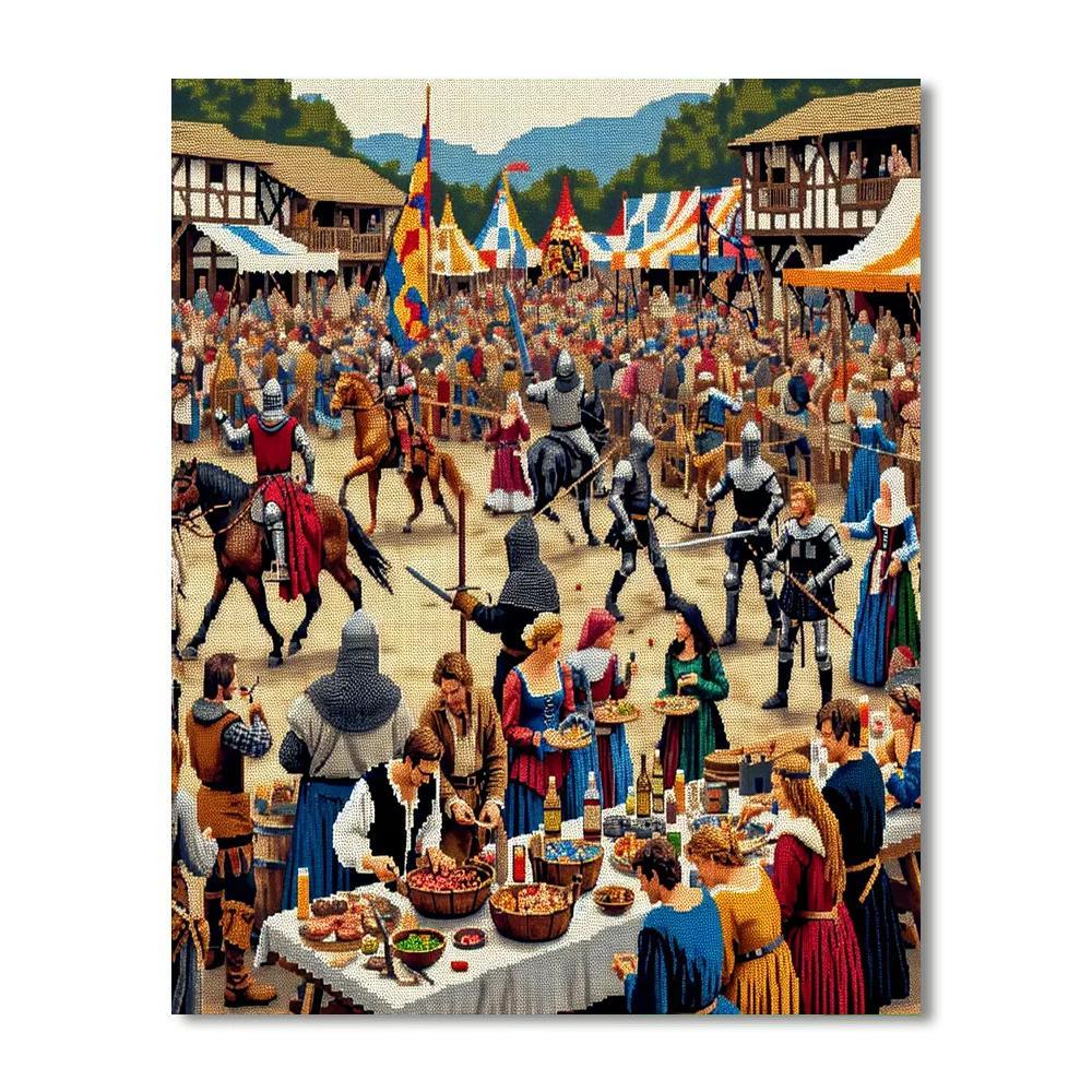 Texas Renaissance Festival - Usa Paint By Numbers