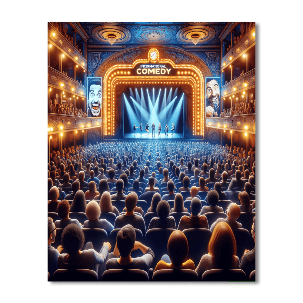 Melbourne International Comedy Festival Number Painting