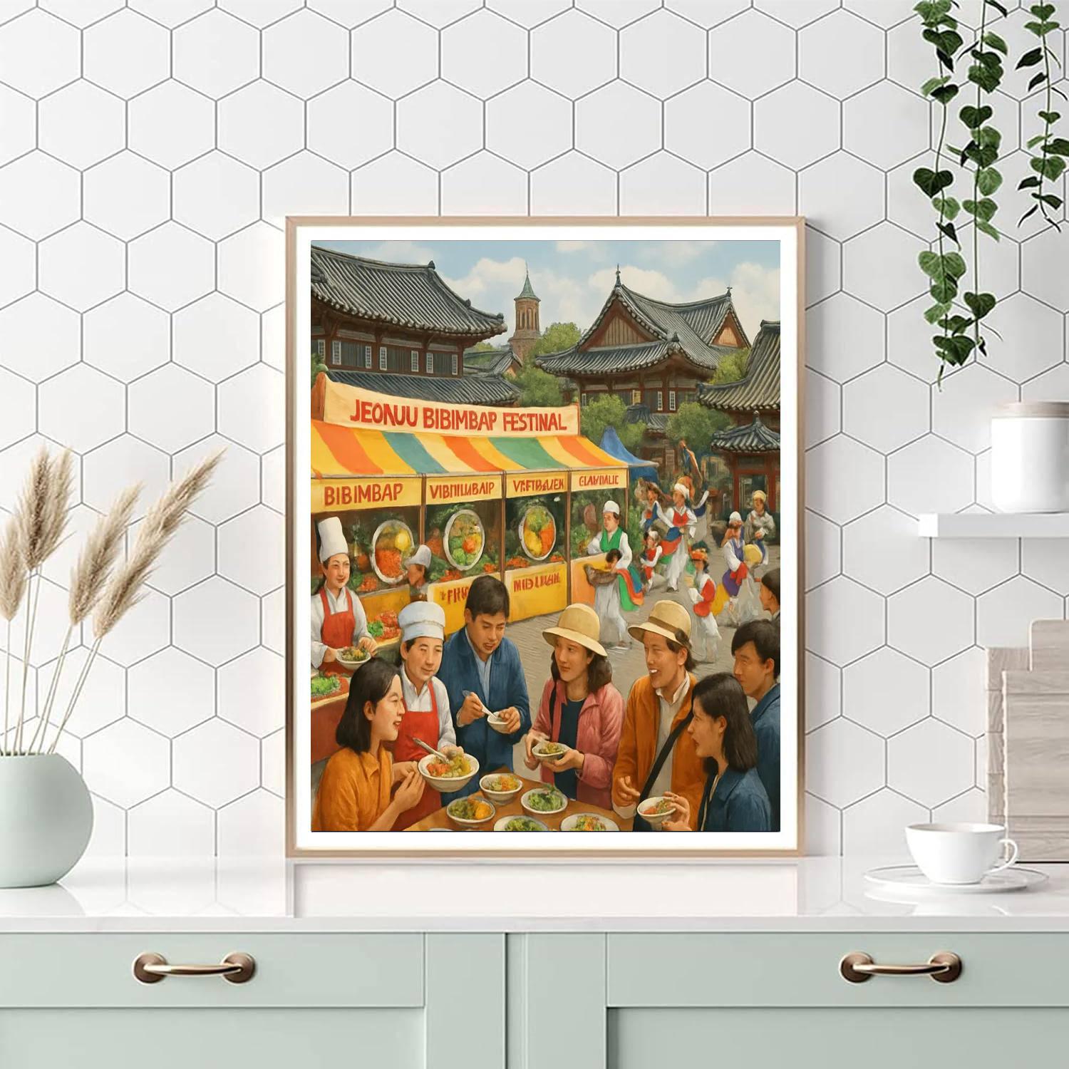 Jeonju Bibimbap Festival - Jeonju Paint By Numbers Art