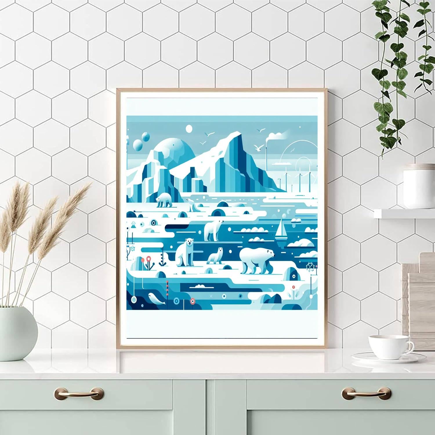 Arctic Tundra Trek Numbered Painting Kits
