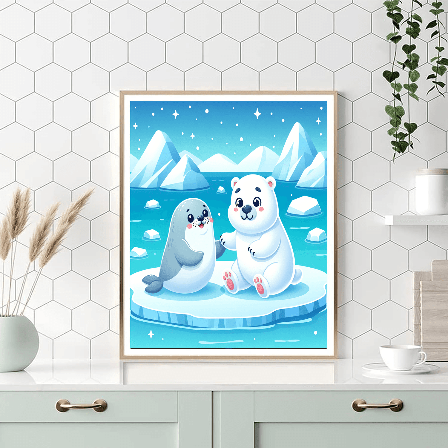 Adventure In The Arctic Paint By Numbers Art