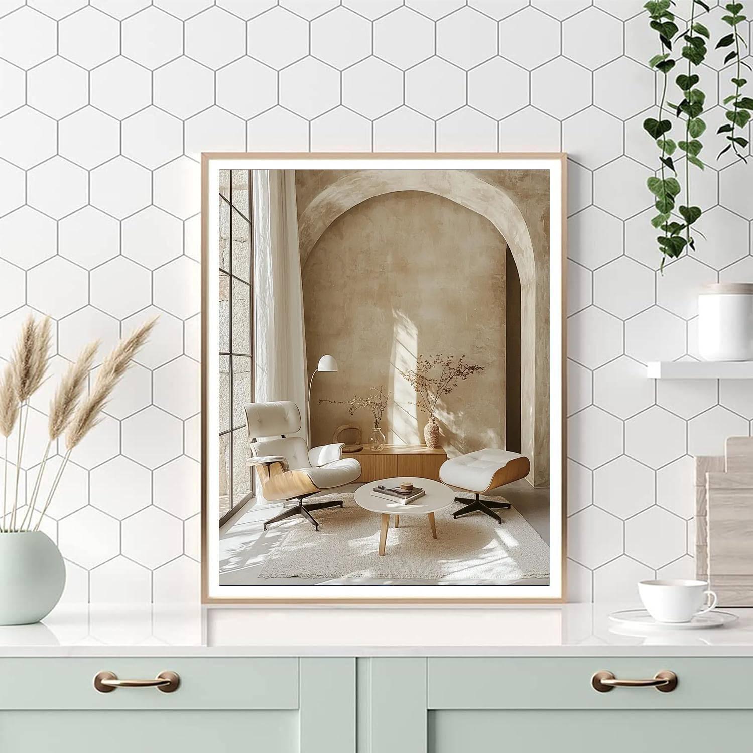 Alvar Aalto Inspired Chic Scandinavian Design  Paint By Numbers Kits