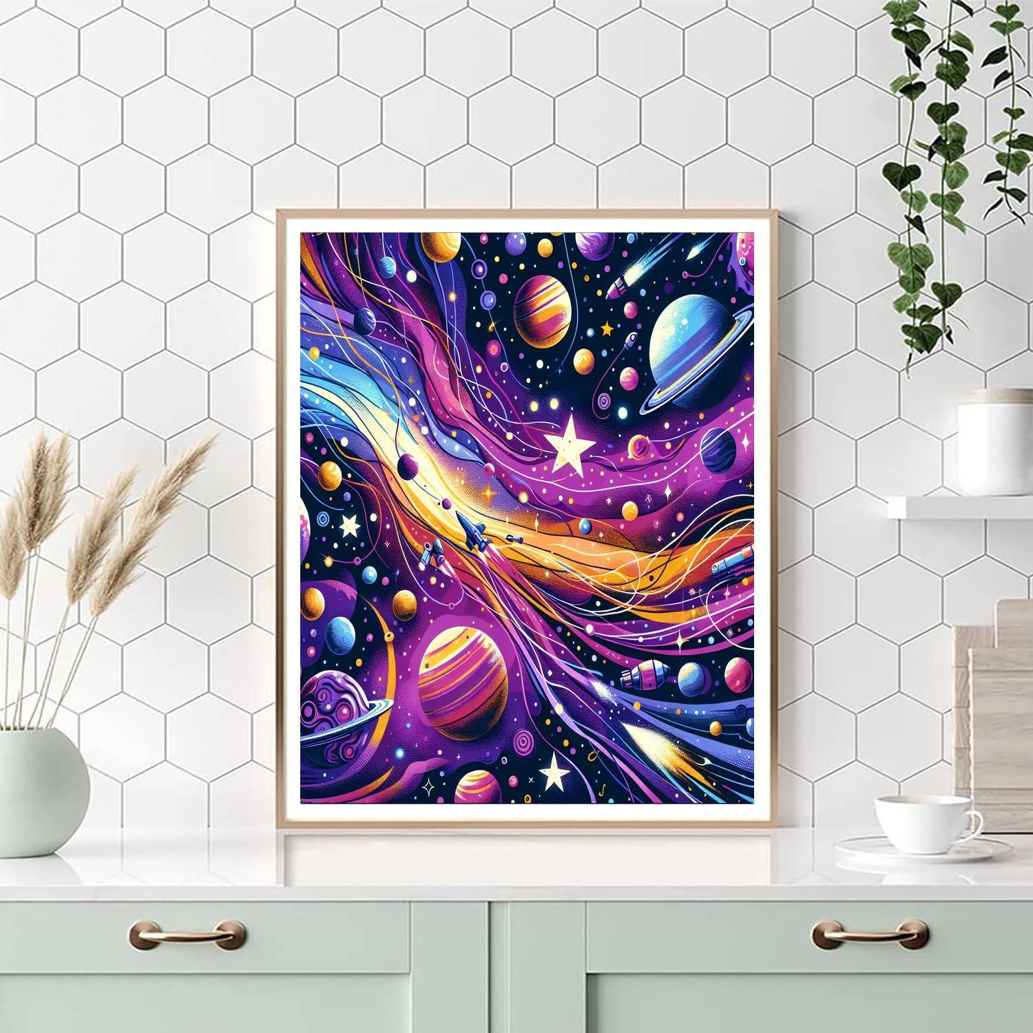 Creative Cosmic Adventure Paint By Number