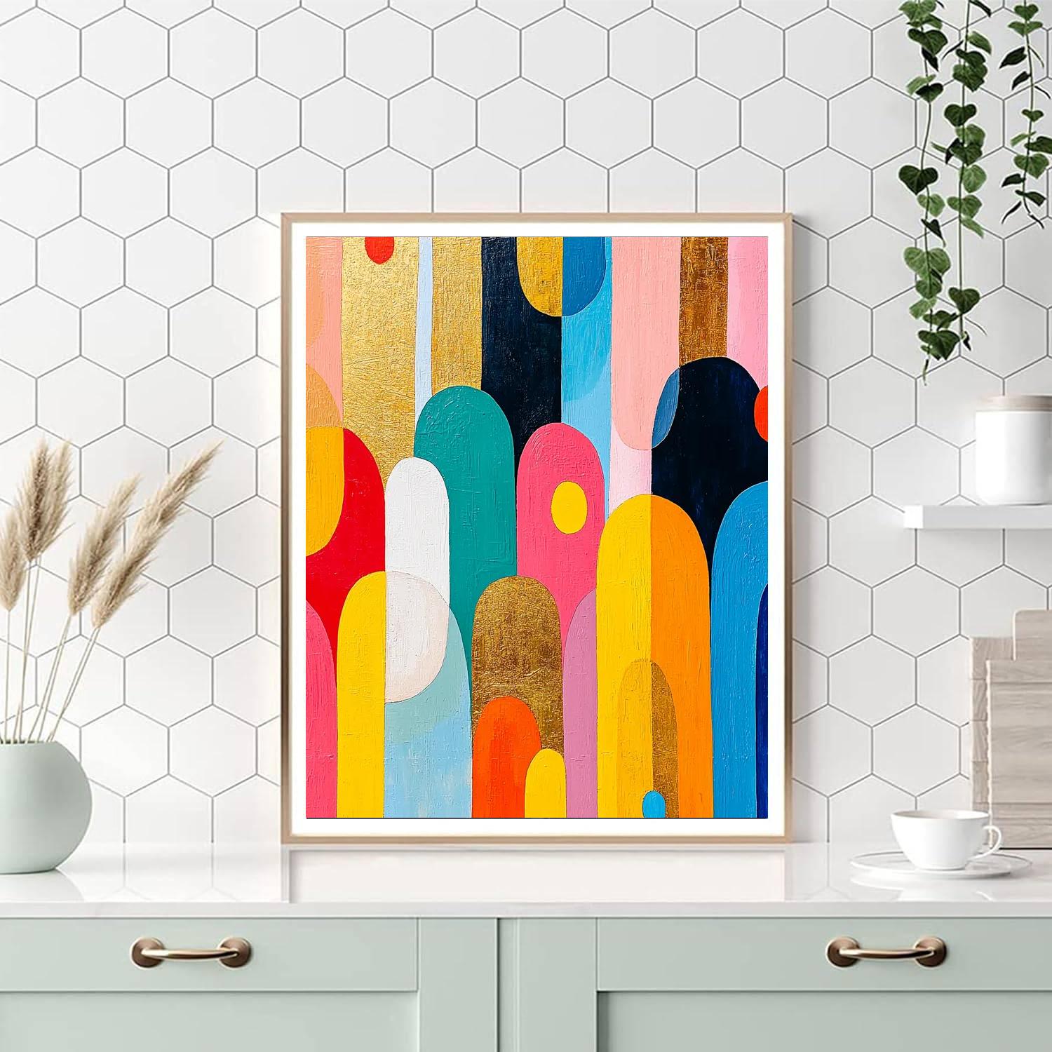 Gustav Klimt Inspired Luminous Whimsy  Paint By Numbers Kits